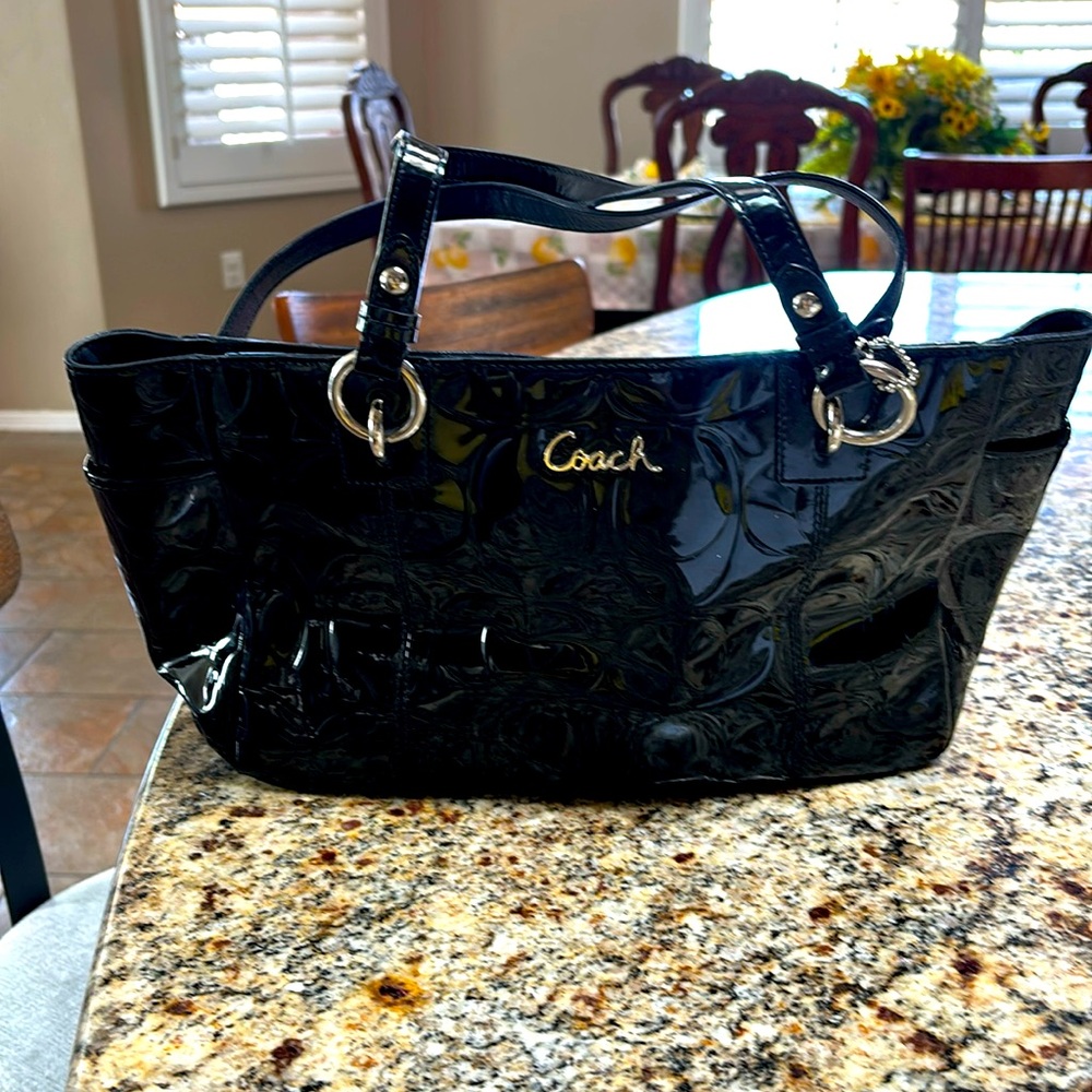Coach Patent Leather Bag